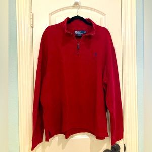 Men’s Polo red crewneck sweater size XXL